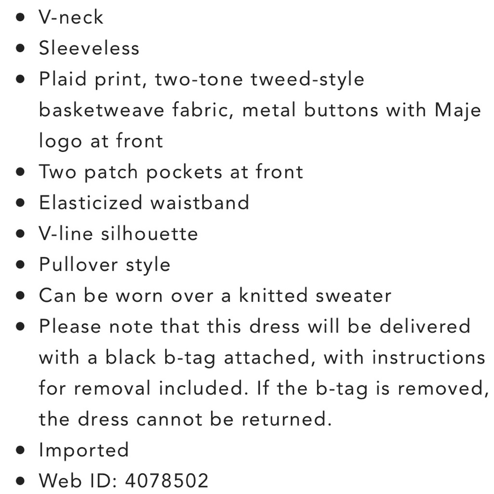 MAJE dress - Picture 11 of 14